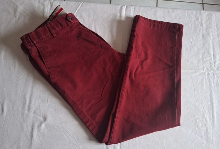 Chino bordeaux t46