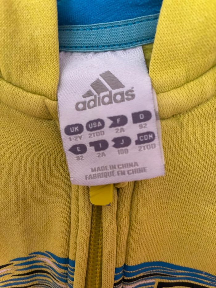 Veste à capuche, taille 2 ans, Adidas. - photo numéro 2