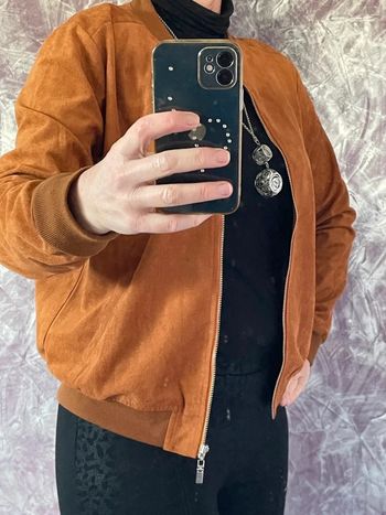 Veste caramel ultra confortable