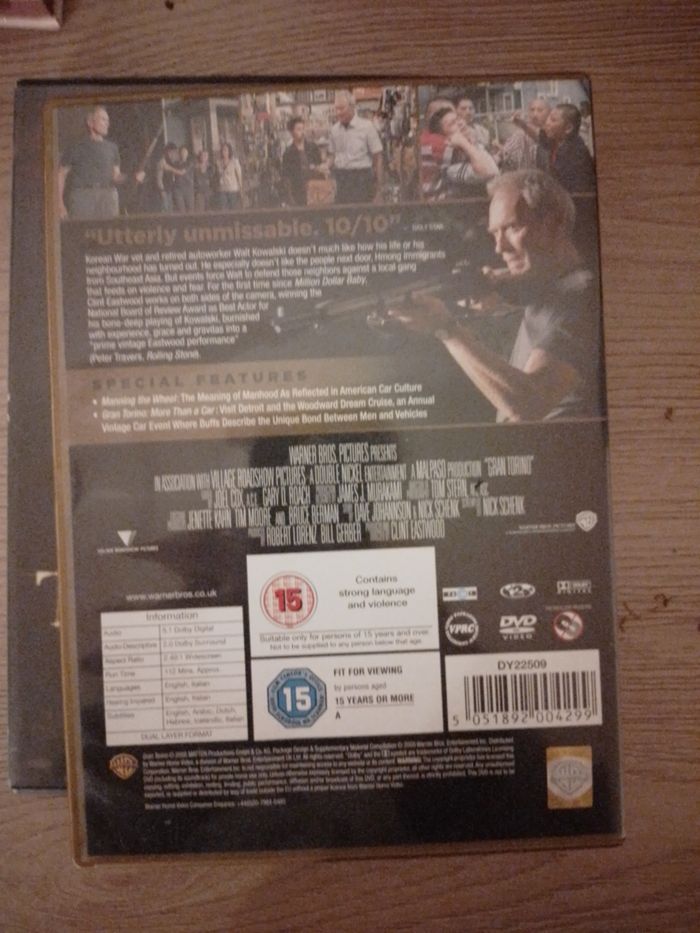 Dvd Clint Eastwood gran torino - photo numéro 2