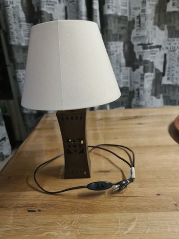 Lampe de chevet en fer forgé