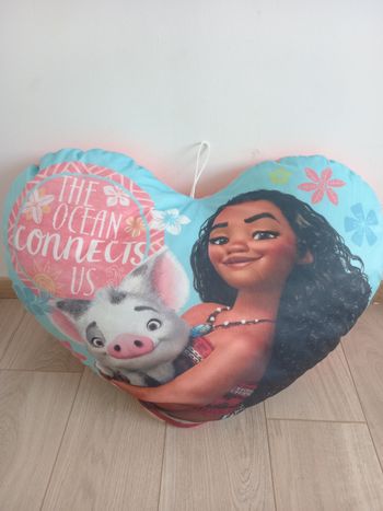 Coussin en coeur vaiana