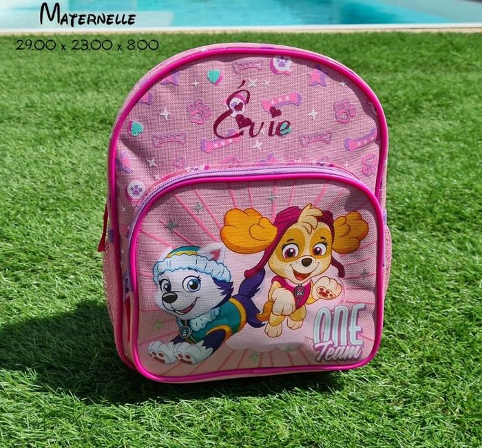 Sac maternelle pat patrouille personnalisé