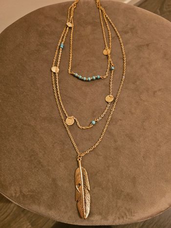 Collier triple acier inoxydable