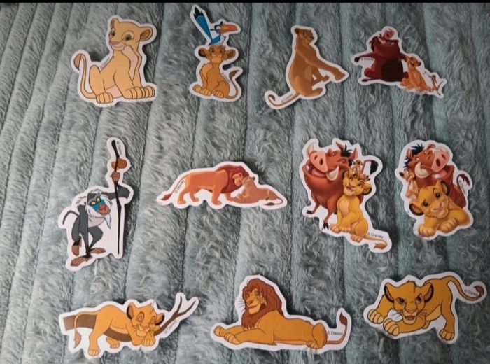 Lot de 10 stickers le roi lion - photo numéro 3