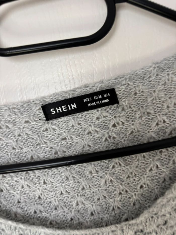 Robe laine grise shein S - photo numéro 3