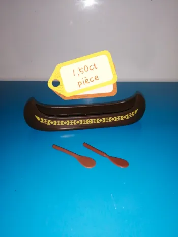 Thème* accessoires vintage / canoë indien