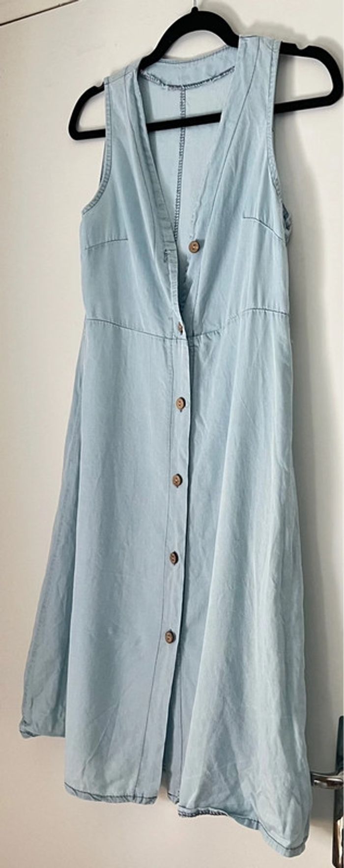 Robe sans manches en jean taille 36 - photo numéro 3