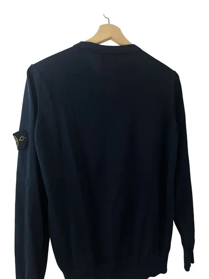 sweat stone island bleu marine taille L avec QR code 521 - photo numéro 2