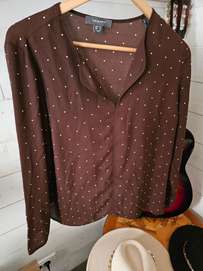 Blouse marron