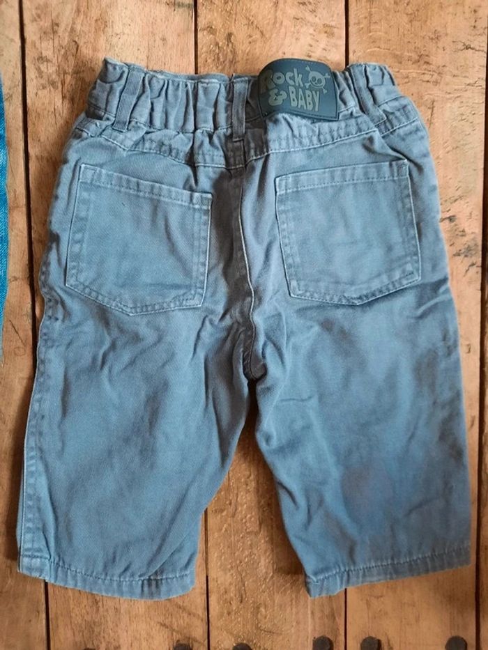 Lot de 2 jeans taille 9 mois - photo numéro 3