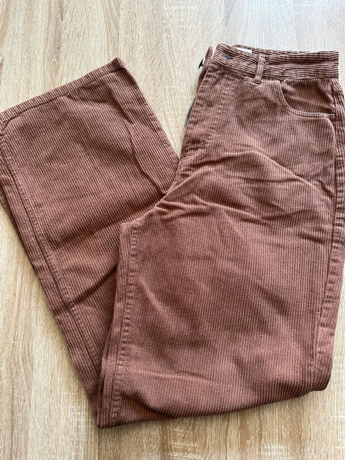 Pantalon à velours marron - photo numéro 6
