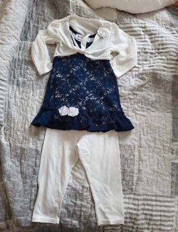 Ensemble 3 pièces chicaprie 12 mois