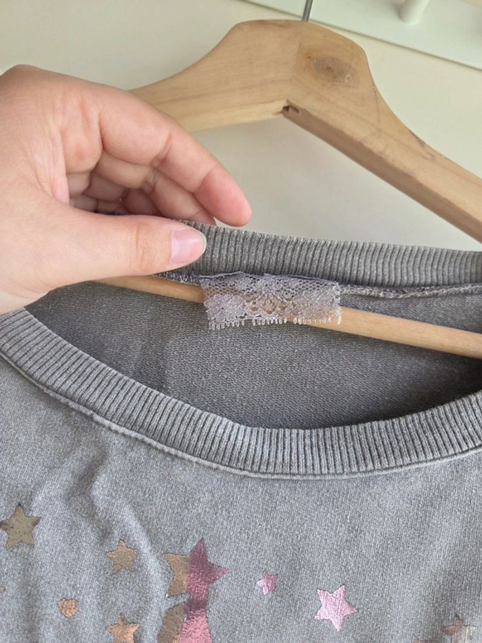 Pull motif étoile métallisée - made in italy - taille L - photo numéro 6