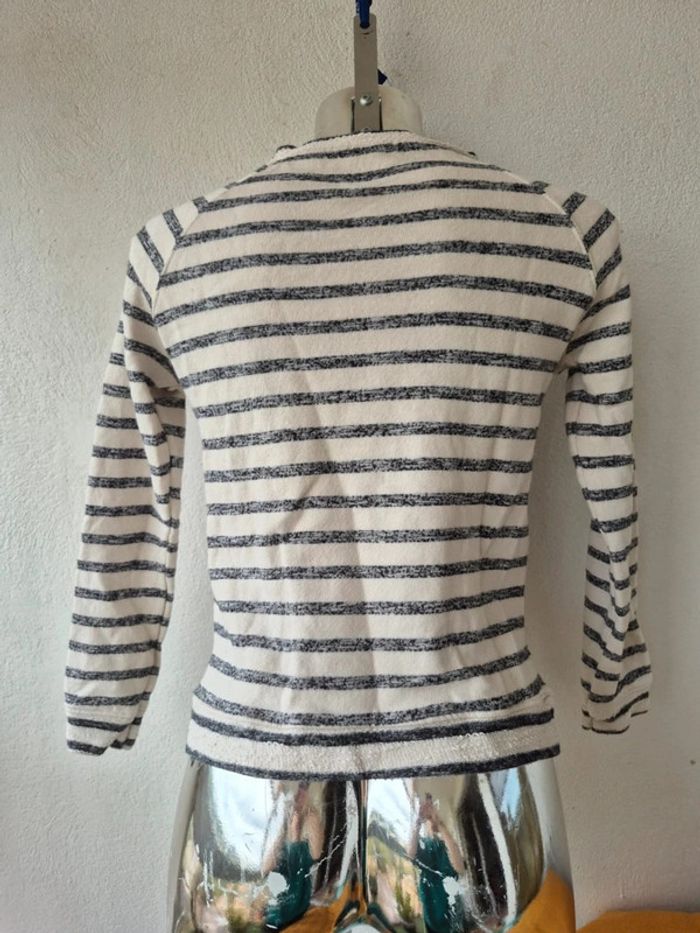 Pull fin motif rayures et écriture - photo numéro 6