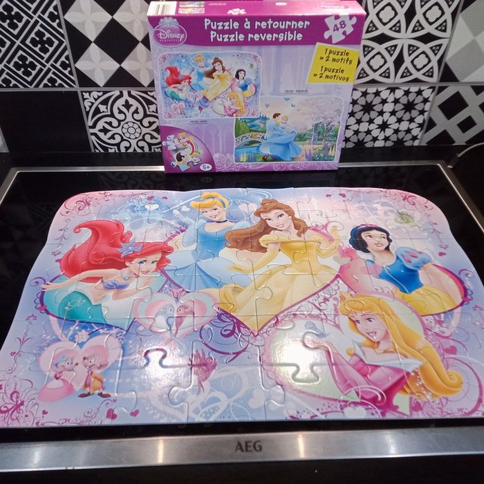 Puzzle réversible/à retourner Disney Princesse - photo numéro 4