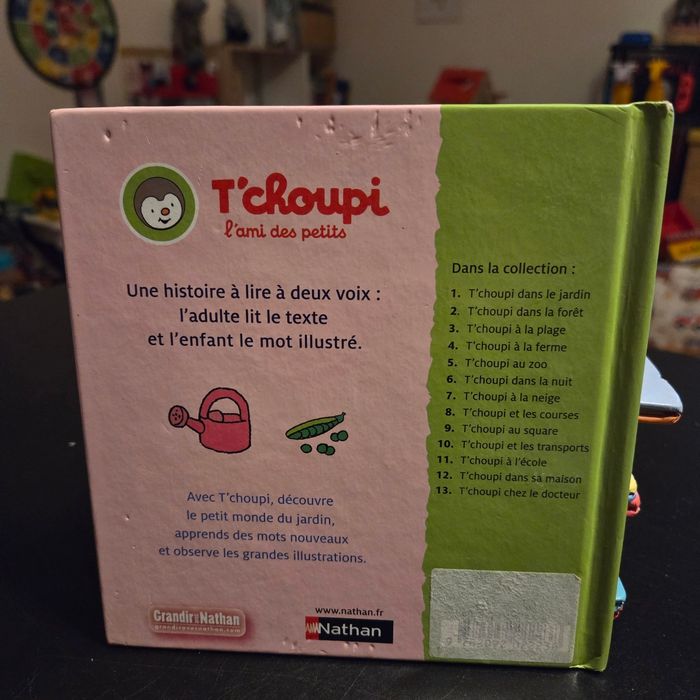 Livre enfant Nathan une histoire a deux voix T’Choupi - photo numéro 2