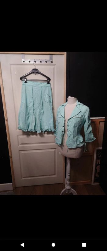 Ensemble jupe tailleur vintage t 38 - 40