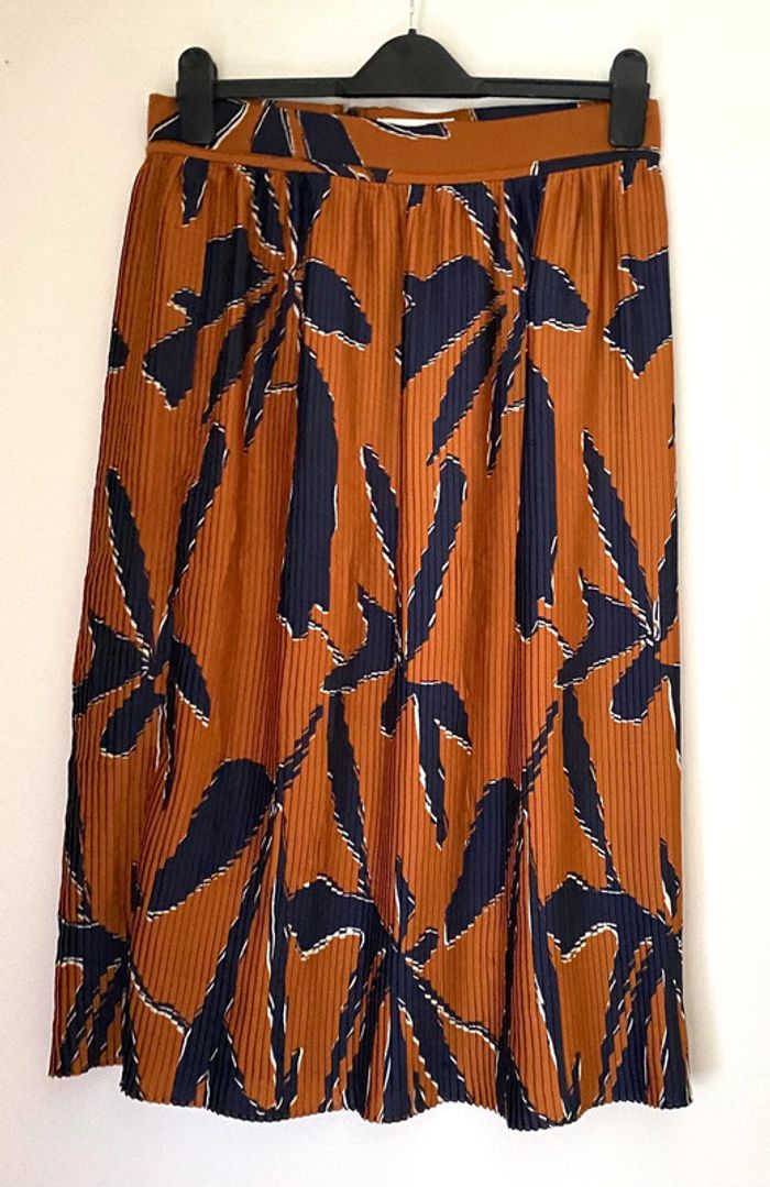 Jupe Midi Plissée Ba&sh Modèle Kiko Taille 40