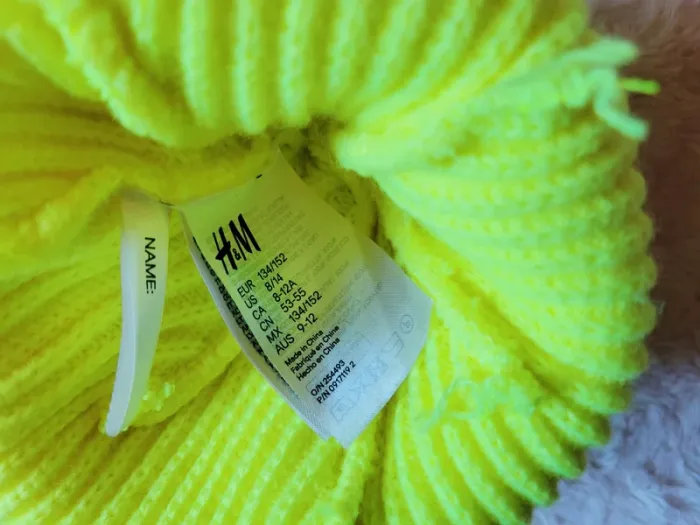 Bonnet jaune fluo - photo numéro 4
