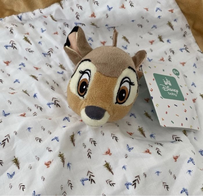 ❤️B4846 Doudou Plat Biche Faon Bambi DISNEY Simba Toys NICOTOY Blanc Marron lange - photo numéro 3
