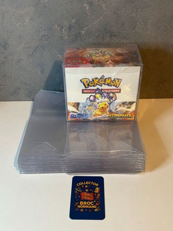 Lot de 20 Protection Souple Phoenix Shield pour display Pokémon 