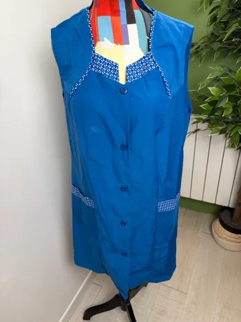 Tunique vintage Charmance | Bleu | Taille 44