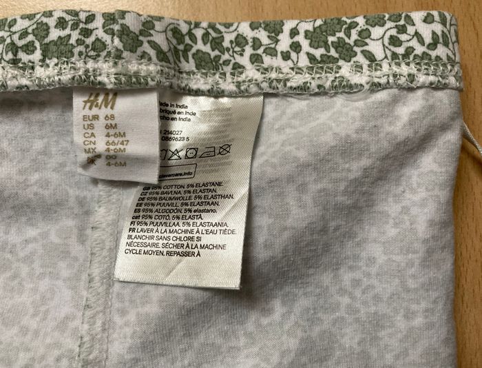 legging imprimé fleuri taille 6 mois - photo numéro 3