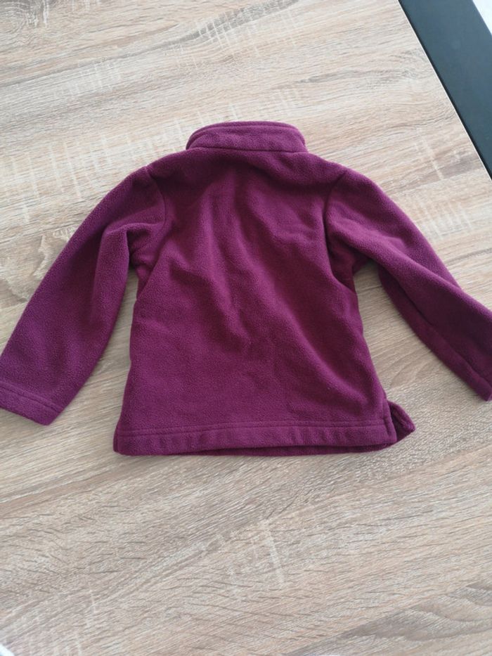 Polaire violette bébé 12 mois - photo numéro 4