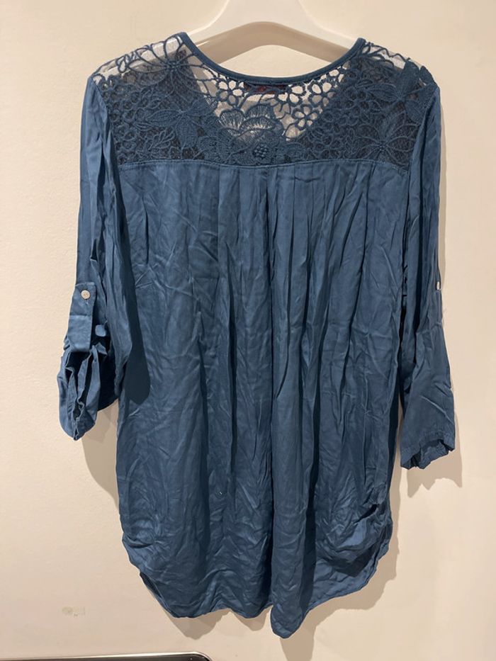 Blouse fluide bleu mingh xxl - photo numéro 3