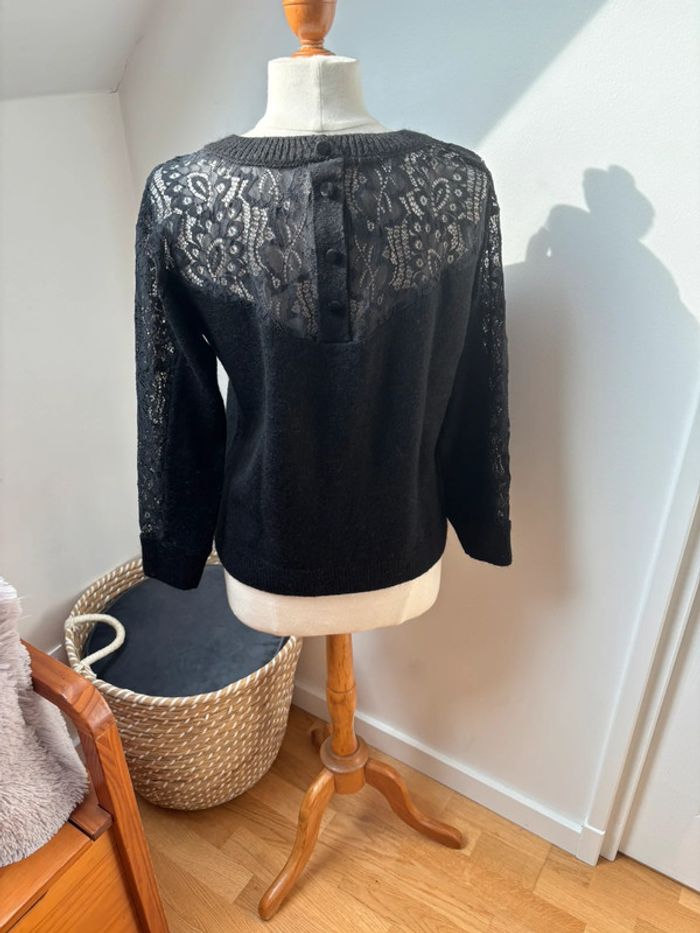 🖤 sublime pull dentelle noir - Promod - T36 - photo numéro 7