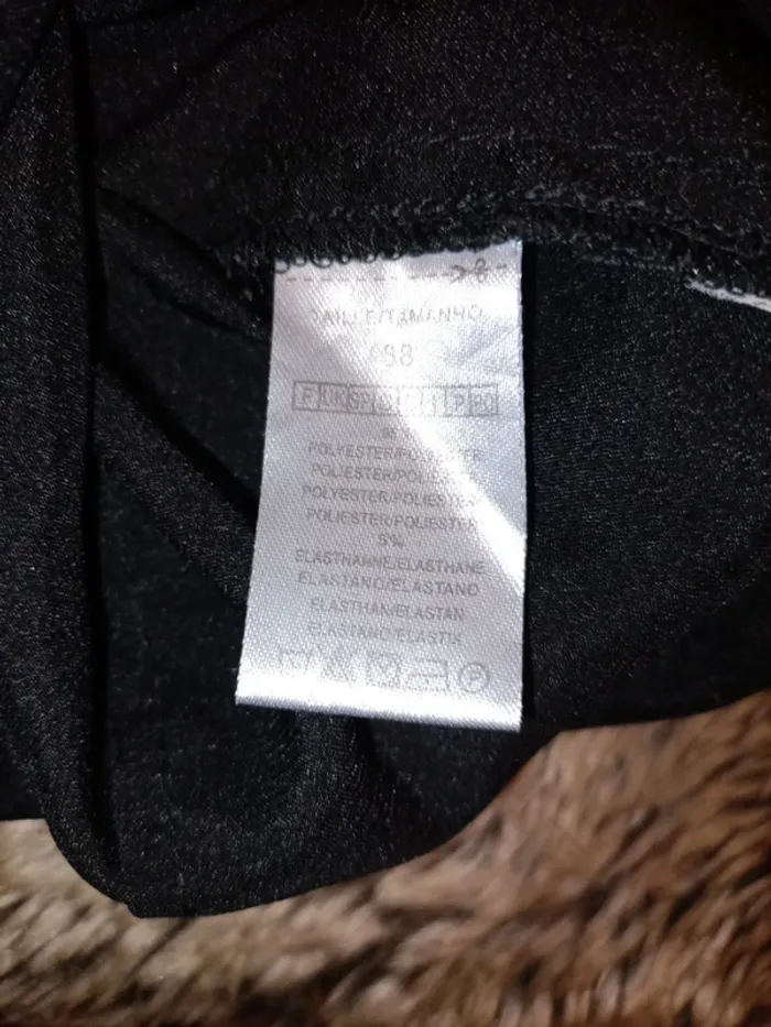 Chemise satiné noire - photo numéro 6