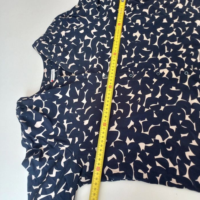 Chemisier bleu marine à motifs blancs - photo numéro 6
