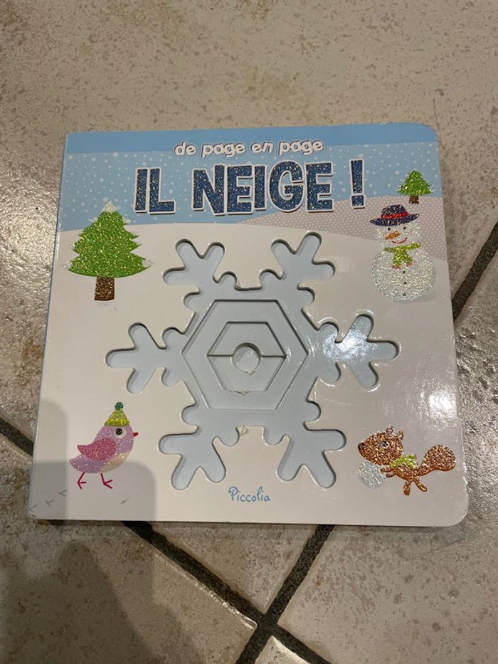 Livre "Il neige!"