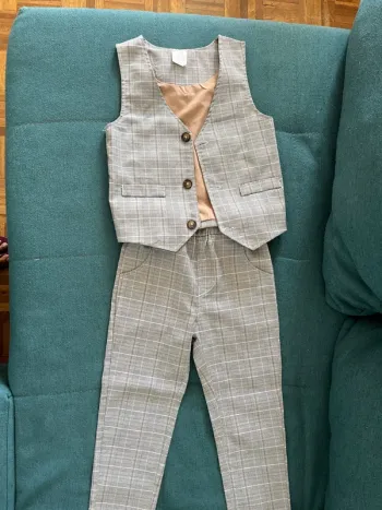 Ensemble vest barman pantalon