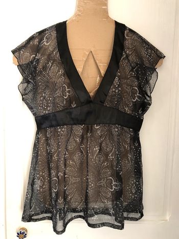 BB13- Blouse imprimée agathe velmont T 40 NEUVE