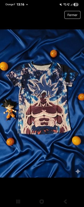 Joli tee shirt dragon ball