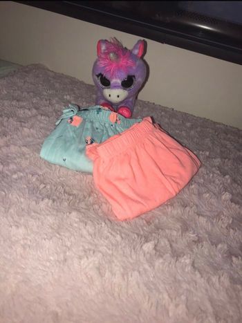 Lot shorts bebe fille