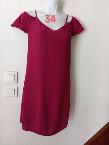 Robe fluide doublée femme 34