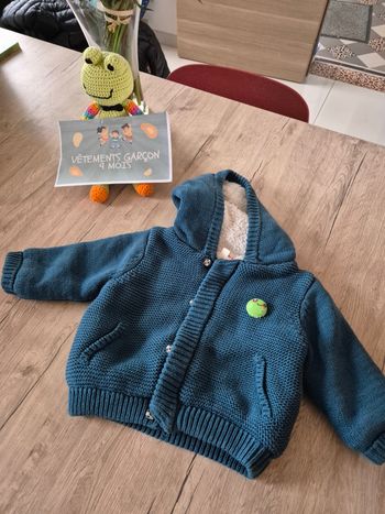 Gilet/veste zip avec capuche DPAM 9m