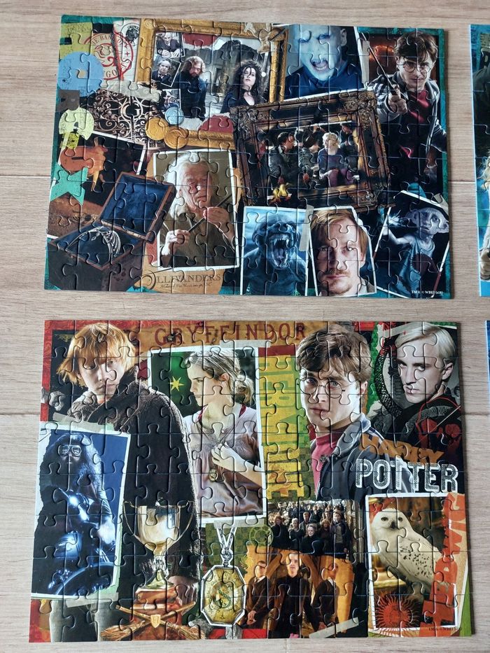 Boite de 4 puzzles 100 pièces Harry Potter - photo numéro 3