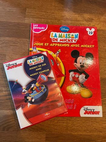 Livre Disney Junior La maison de Mickey Numero 19 avec le DVD Numéro 19