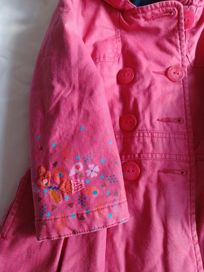 Manteau bébé fille catimini rose 18 mois - photo numéro 5