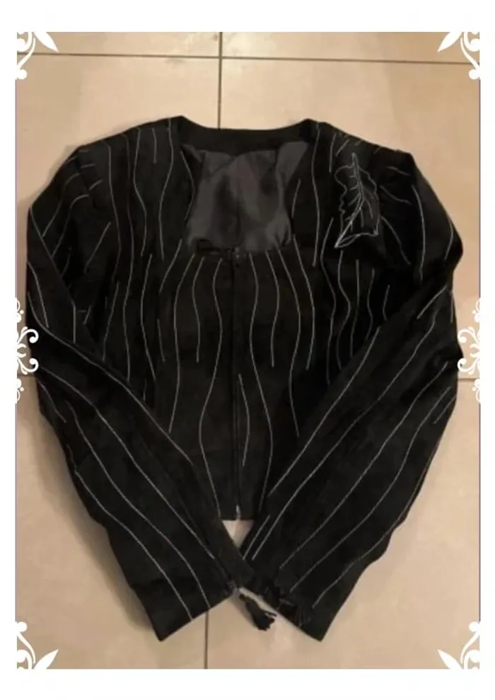 Veste boléro de créateur modèle unique - photo numéro 6