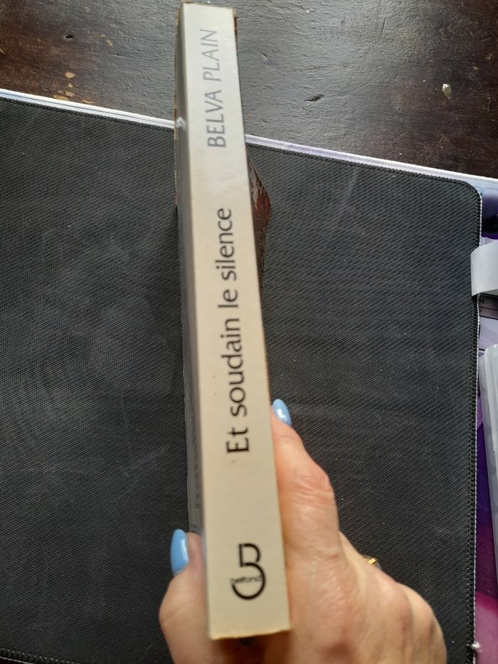 Livre roman de Belva Plain "Et soudain le silence" - photo numéro 3
