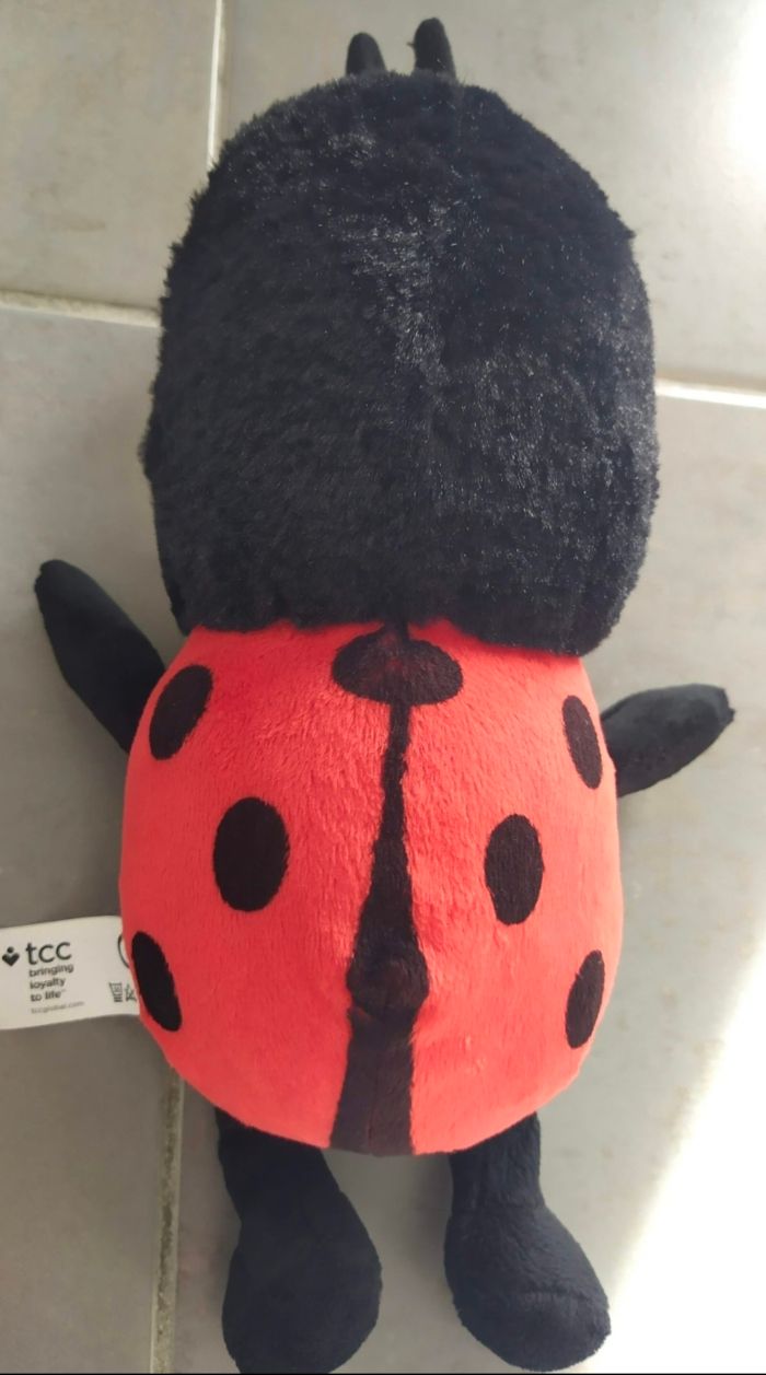 Lot de peluches insectes : abeille, coccinelle et papillon Unbeelievables - photo numéro 7