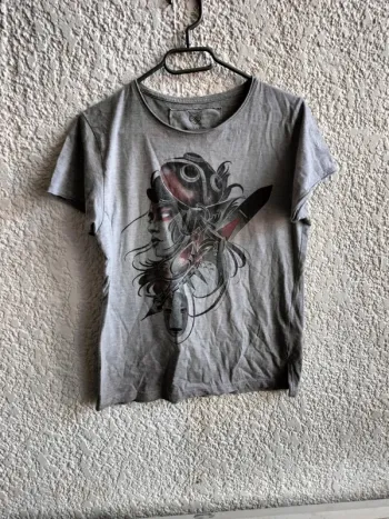 Tee shirt gris a motifRoger owl T S