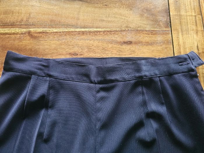 Pantalon droit violet taille 44 – style tailleur - photo numéro 3