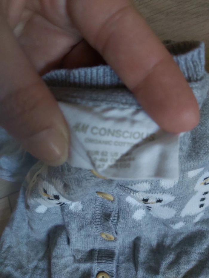 Gilet mixte garçon/fille H&M 3 mois (78) - photo numéro 2