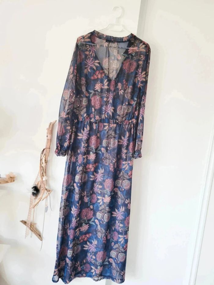 Robe Longue Transparente Femme Bonobo – Taille M - photo numéro 3